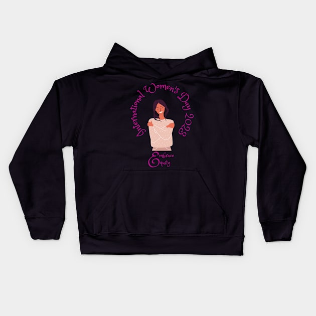 IWD 2023 Embrace Equity Kids Hoodie by Eclectic Assortment